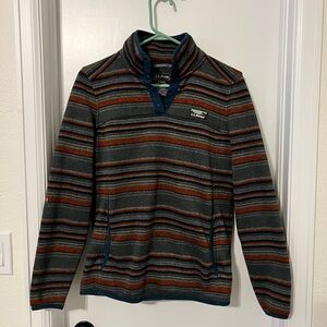 LL Bean snap pullover - small